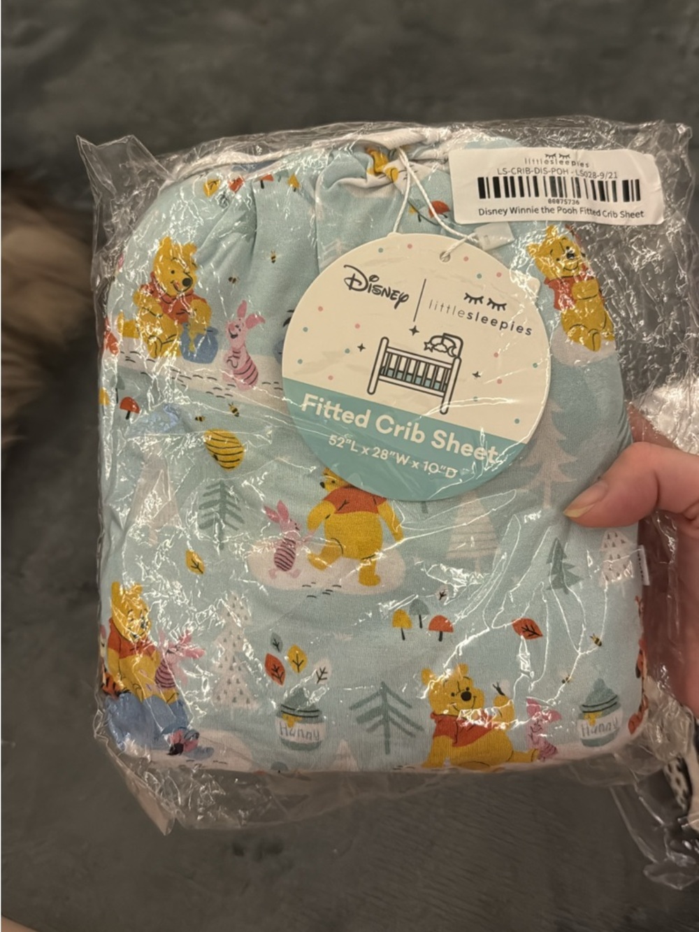 OG Pooh Crib Sheet
